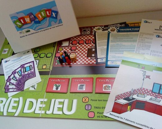 La mallette Air(e) de jeu créée par l'IREPS de Belfort©Air(e) de jeux