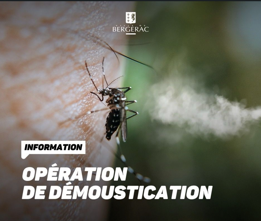 - Communiqué pour l’opération de démoustication à Bergerac