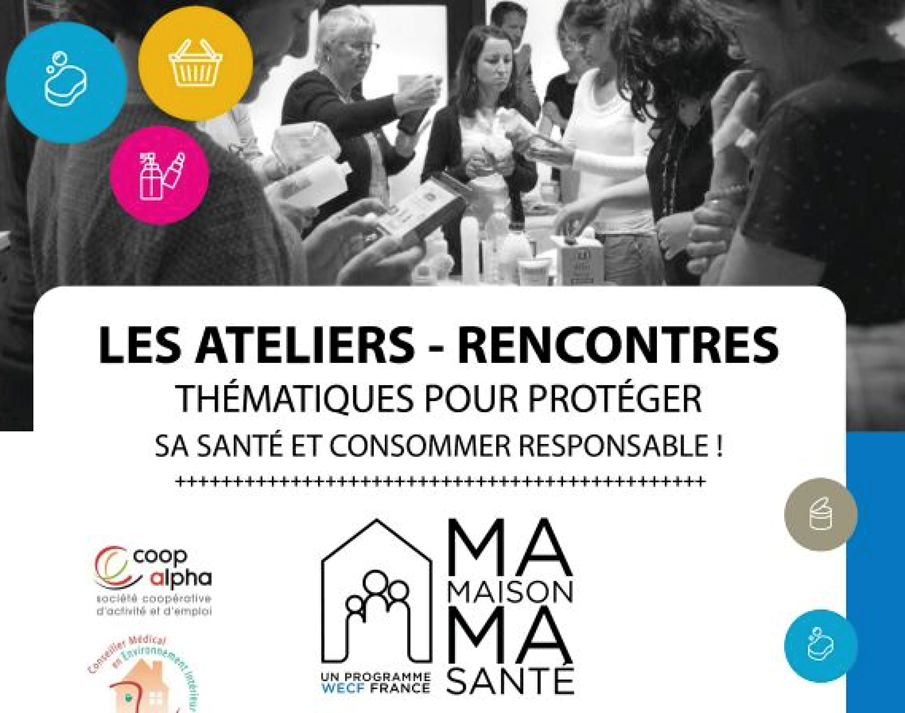 L’atelier « Ma Maison, ma santé » est décliné sur la thématique cosmétique