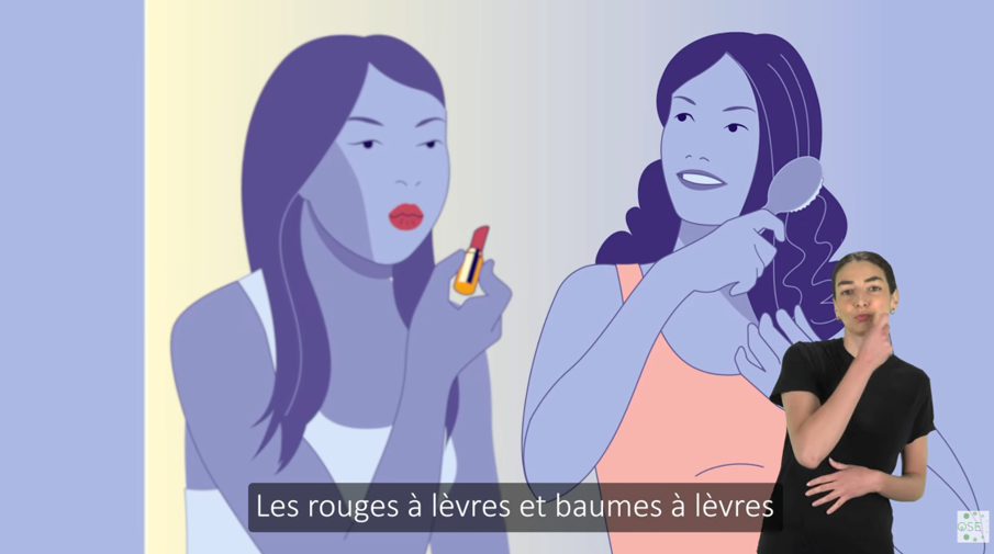 Les images sont sous-titrées et signées pour les personnes sourdes