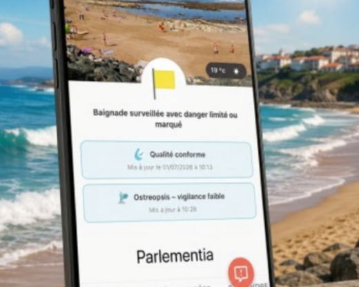 L’application Kalilo permet d’informer les usagers sur les plages surveillées de la côte basque